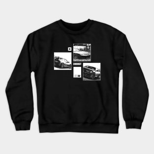 MITSUBISHI 3000GT Black 'N White Archive (Black Version) Crewneck Sweatshirt